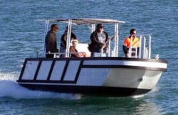 Custom aluminium work boat from Western Australia boatbuilder Dongara Marine