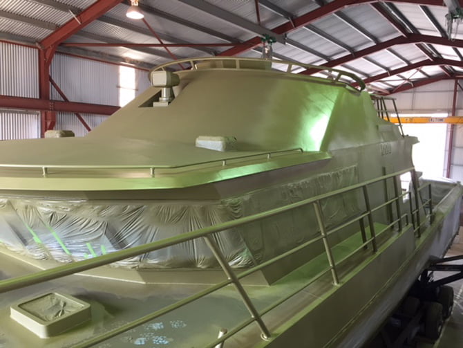 'Houtman' Fisheries patrol boat gets full service in Dongara