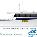 New 50 fopt / 14.7 metre lobster boat design Australia