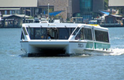 Transperth catamaran ferry Tricia on Swan River