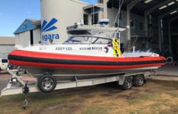 Small feature image Kirby Marine 8.5m Naiad RIB Marine / Sea Rescue refitted by Dongara Marine