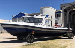 Fisheries Patrol Vessel Pelsaert refitted by boat builder Dongara Marine