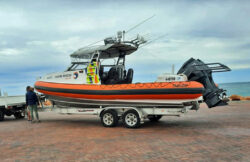 Coral Bay Naiad Kirby Marine RIB refit