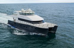 Custom power catamaran motor yacht La Bella Cherie designed and built in Australia