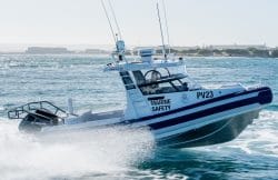 High speed patrol vessel RIB from Western Australia